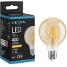 Mexen Vintis LED filamentlampa E27, G80, 4W, Varm - 2200K, 400 lm, bärnsten - L155-E27-0422-50