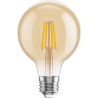 Mexen Vintis Bombilla LED de filamento E27, G80, 4W, Cálida - 2200K, 400 lm, ámbar - L155-E27-0422-50