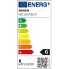 Mexen Vintis Ampoule LED à filament E27, G80, 6W, Chaude - 2200K, 450 lm, fumée - L155-E27-0622-70