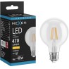 Mexen Vintis LED-filamentlampa E27, G80, 4W, Varm - 2700K, 470 lm, klar - L155-E27-0427-00