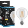 Mexen Vintis Bombilla filamento LED E27, G80, 8W, Cálida - 2700K, 1055 lm, clara - L155-E27-0827-00