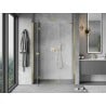 Mexen Mist-H left hinged shower door 150 cm, transparent, gold - 8A5-150-001-50-00-L