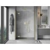 Mexen Mist-H porte de douche pivotante gauche 120 cm, transparent, or brossé - 8A5-120-001-55-00-L