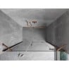 Mexen Mist-H shower door right-hinged 145 cm, transparent, brushed copper - 8A5-145-001-65-00-P