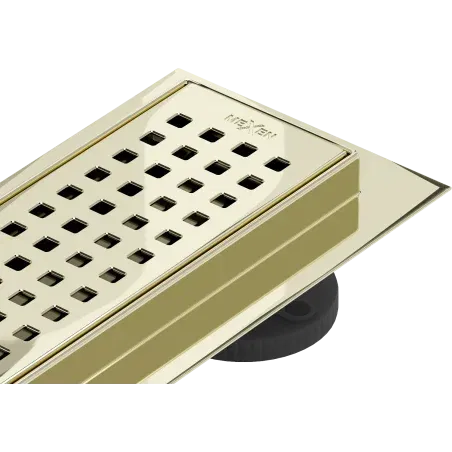 Mexen Flat 360° M08 bond de sol linéaire pivotant 50 cm, doré - 1525050-40