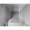 Mexen Mist-H L drzwi prysznicowe uchylne lewe 105 cm, transparent, chrom - 8A5L-105-000-01-00-L