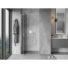 Mexen Mist-H L dušinurksete ustega vasak 105 cm, läbipaistev, kroom - 8A5L-105-000-01-00-L