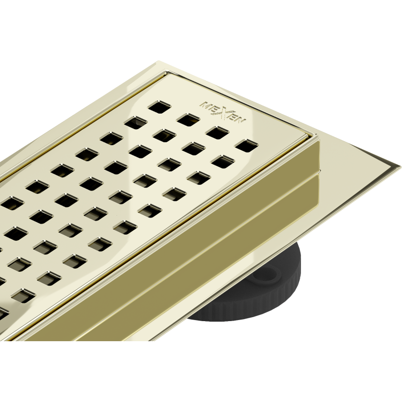 Mexen Flat M08 scarico lineare 90 cm, oro - 1525090-15