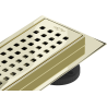 Mexen Flat M08 linear drain 90 cm, gold - 1525090-15