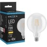Mexen Vintis żarówka filament LED E27, G125, 6W, Ciepła - 2700K, 720 lm, clear - L158-E27-0627-00