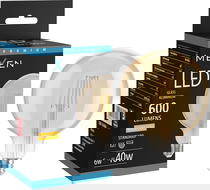 Mexen Vintis LED-filamenttilamppu E27, G125, 6W, Lämmin - 2700K, 600 lm, meripihka - L158-E27-0627-50