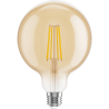 Mexen Vintis Filament LED E27 pirn, G125, 8W, Soe - 2700K, 750 lm, merevaik - L158-E27-0827-50