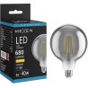 Mexen Vintis Bombilla de filamento LED E27, G125, 8W, Cálida - 2700K, 680 lm, humo - L158-E27-0827-70