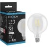 Mexen Vintis LED-filamentlampa E27, G125, 6W, Neutral - 4000K, 720 lm, klar - L158-E27-0640-00
