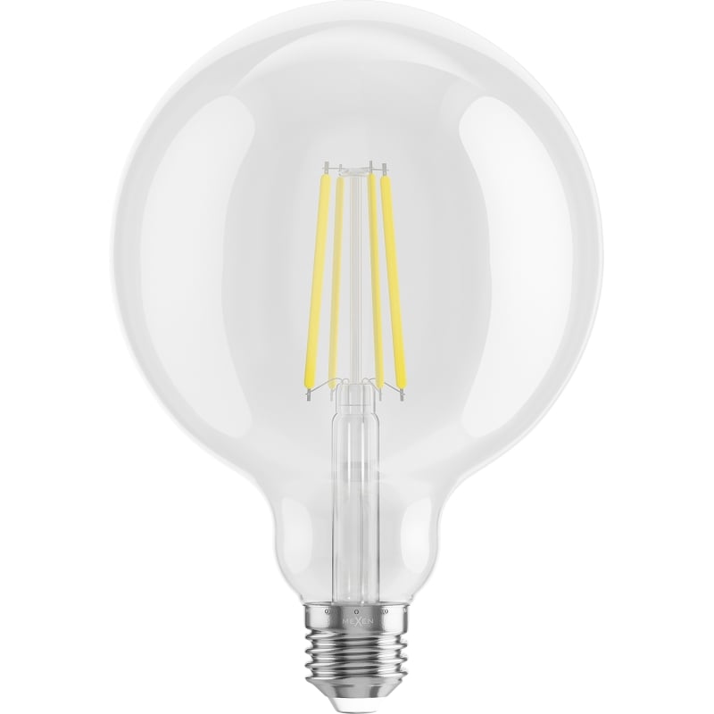 Mexen Vintis Bombilla filamento LED E27, G125, 8W, Neutro - 4000K, 1055 lm, claro - L158-E27-0840-00