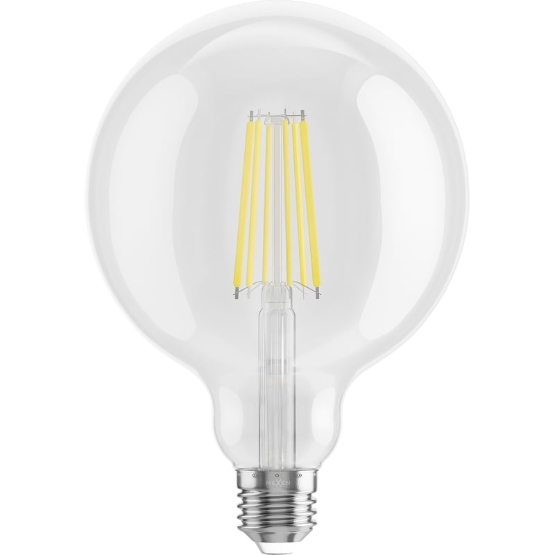 Mexen Vintis Bombilla de filamento LED E27, G125, 10W, Neutra - 4000K, 1320 lm, clara - L158-E27-1040-00