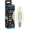 Mexen Vintis LED-filamentlampa E14, C35, 4W, Varm - 2700K, 470 lm, klar - L154-E14-0427-00