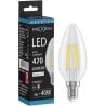 Mexen Vintis Bombilla de filamento LED E14, C35, 4W, Neutra - 4000K, 470 lm, transparente - L154-E14-0427-00 - L154-E14-0440-00