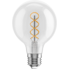Mexen Vintis Bombilla de filamento espiral LED E27, G80, 4W, Cálida - 2700K, 420 lm, transparente - L165-E27-0427-00