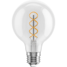Mexen Vintis LED-filamentlampa med spiral E27, G80, 4W, Varm - 2700K, 420 lm, klar - L165-E27-0427-00