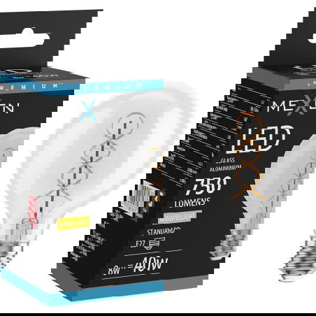 Mexen Vintis Lampadina a filamento a spirale LED E27, G80, 8W, Calda - 2700K, 750 lm, chiaro - L165-E27-0827-00