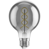 Mexen Vintis LED-filament glödlampa spiral E27, G80, 8W, Varm - 2700K, 510 lm, rökfärgad - L165-E27-0827-70
