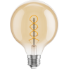 Mexen Vintis LED filament spiral glödlampa E27, G95, 8W, Varm - 2200K, 600 lm, amber - L167-E27-0822-50