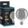 Mexen Vintis LED-filamentlampa spiral E27, G95, 8W, Varm - 2200K, 450 lm, rökfärgad - L167-E27-0822-70