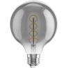 Mexen Vintis LED-filamentlampa spiral E27, G95, 8W, Varm - 2200K, 450 lm, rökfärgad - L167-E27-0822-70