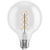 Mexen Vintis żarówka filament spirala LED E27, G95, 6W, Ciepła - 2700K, 630 lm, clear - L167-E27-0627-00