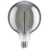 Mexen Vintis Bombilla de filamento en espiral LED E27, G125, 6W, Cálida - 2200K, 350 lm, ahumada - L168-E27-0622-70
