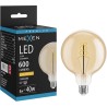 Mexen Vintis Bombilla filamento espiral LED E27, G125, 8W, Cálida - 2200K, 600 lm, ámbar - L168-E27-0822-50