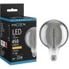 Mexen Vintis LED-Filament-Glühbirne Spiralform E27, G125, 8W, Warm - 2200K, 450 lm, Rauchglas - L168-E27-0822-70