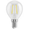 Mexen Vintis Bombilla filament LED E14, G45, 2W, Neutra - 4000K, 240 lm, transparente - L156-E14-0240-00