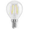 Mexen Vintis LED filamentlampa E14, G45, 2W, Neutral - 4000K, 240 lm, klar - L156-E14-0240-00