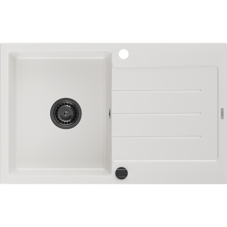 Mexen Bruno νεροχύτης γρανίτης 1-διαμερισμάτων με στραγγιστήρι 795 x 495 mm,