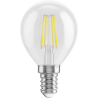 Mexen Vintis LED-filament glödlampa E14, G45, 4W, Kall - 6500K, 470 lm, klar - L156-E14-0465-00