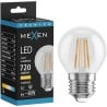 Mexen Vintis żarówka filament LED E27, G45, 6W, Ciepła - 2700K, 720 lm, clear - L156-E27-0627-00