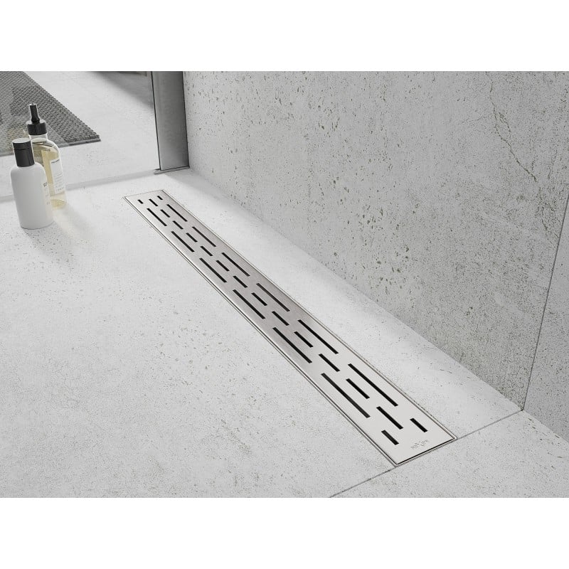Mexen Flat M01 cache de bonde de douche linéaire 60 cm, inox - 1020060