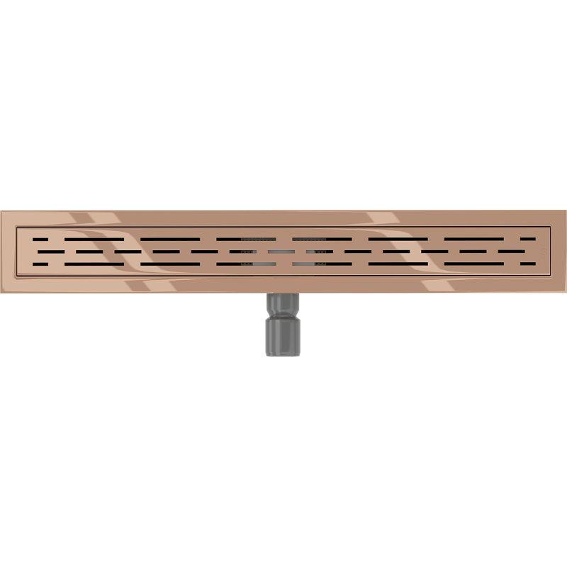 Mexen Flat M01 Linear Drain 70 cm, Rose Gold - 1620070-15