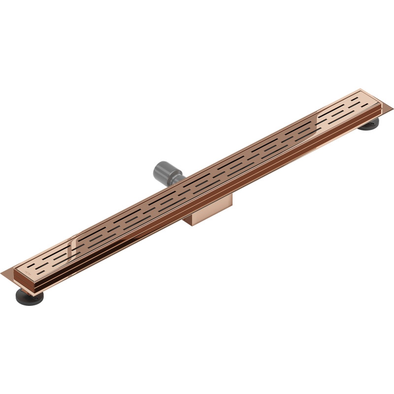 Mexen Flat M01 joonvihmaveerenn 90 cm, roosa kuld - 1620090-15