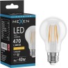 Mexen Vintis Bombilla filament LED E27, A60, 4W, Cálida - 2200K, 470 lm, transparente - L150-E27-0422-00