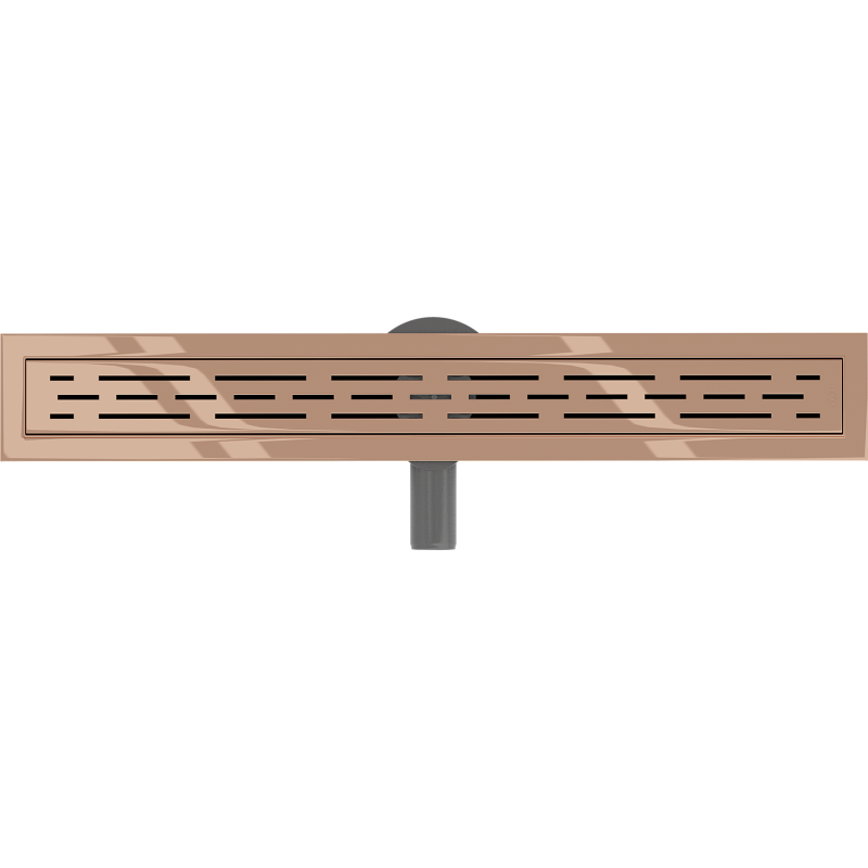 Mexen Flat 360° M01 scarico lineare rotante 70 cm, oro rosa - 1620070-40