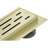 Mexen Flat M01 linear drain 80 cm, brushed gold - 1A20080-15