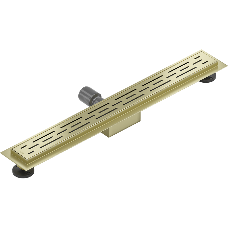 Mexen Flat M01 linear drain 60 cm, brushed gold - 1A20060-15