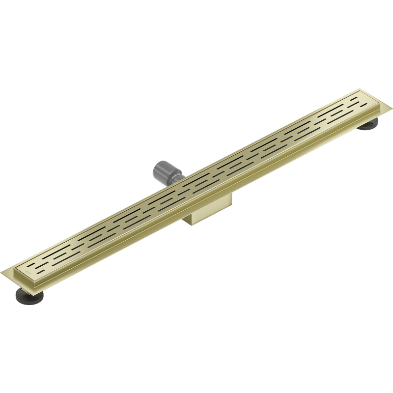 Mexen Flat M01 linear drain 80 cm, brushed gold - 1A20080-15