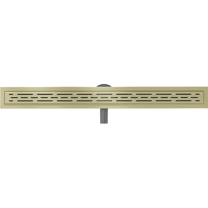 Mexen Flat 360° M01 80 cm Rotational Linear Drain, Brushed Gold - 1A20080-40
