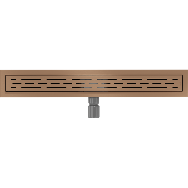 Mexen Flat M01 lineaire afvoer 50 cm, geborsteld koper - 1C20050-15