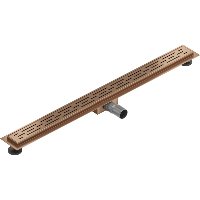 Mexen Flat M01 Linear Drain 80 cm, brushed copper - 1C20080-15