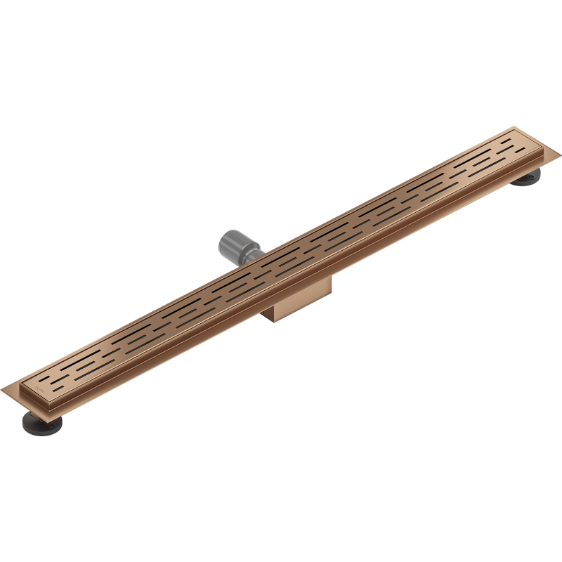Mexen Flat M01 Linear Drain 80 cm, brushed copper - 1C20080-15